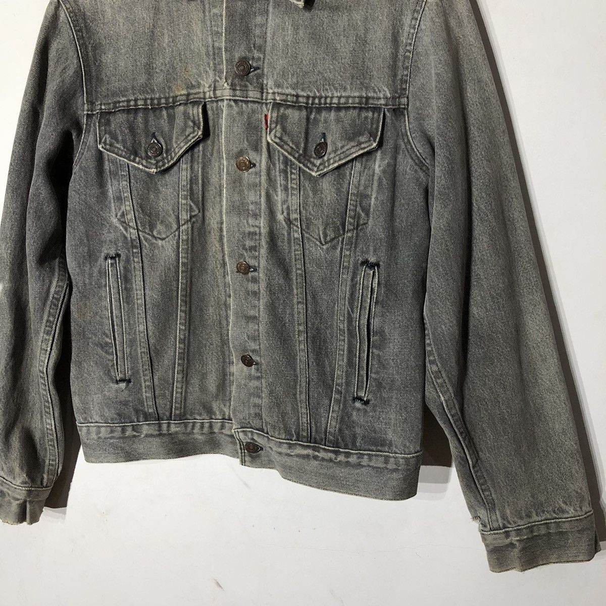 Levi's Vintage Distressed Levi's Denim Button Jacket Size US M / EU 48-50 / 2 - 5 Thumbnail