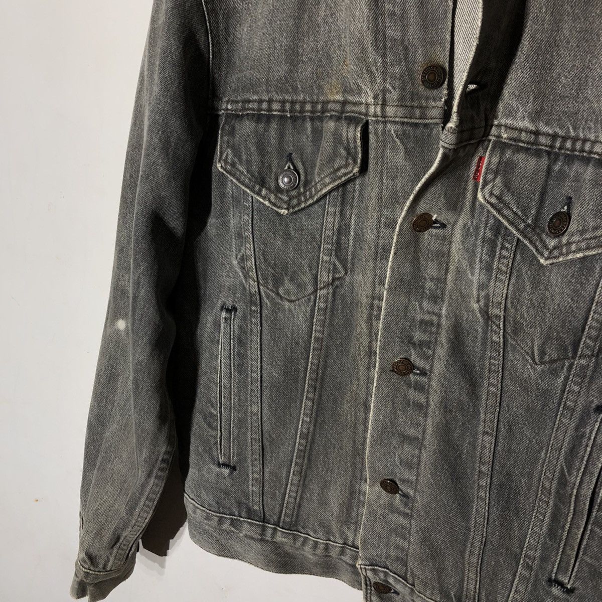 Levi's Vintage Distressed Levi's Denim Button Jacket Size US M / EU 48-50 / 2 - 11 Thumbnail
