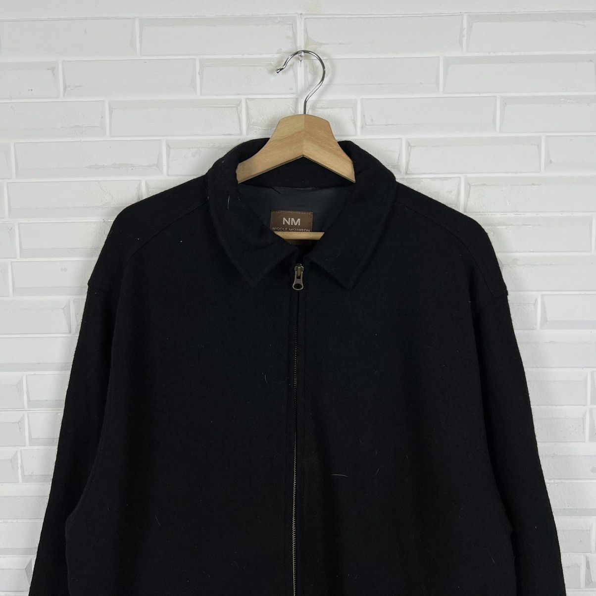 Japanese Brand ULTIMATE BLACK ZIPPER JACKET NICOLE MORRISON COLLECTION Size US L / EU 52-54 / 3 - 3 Thumbnail