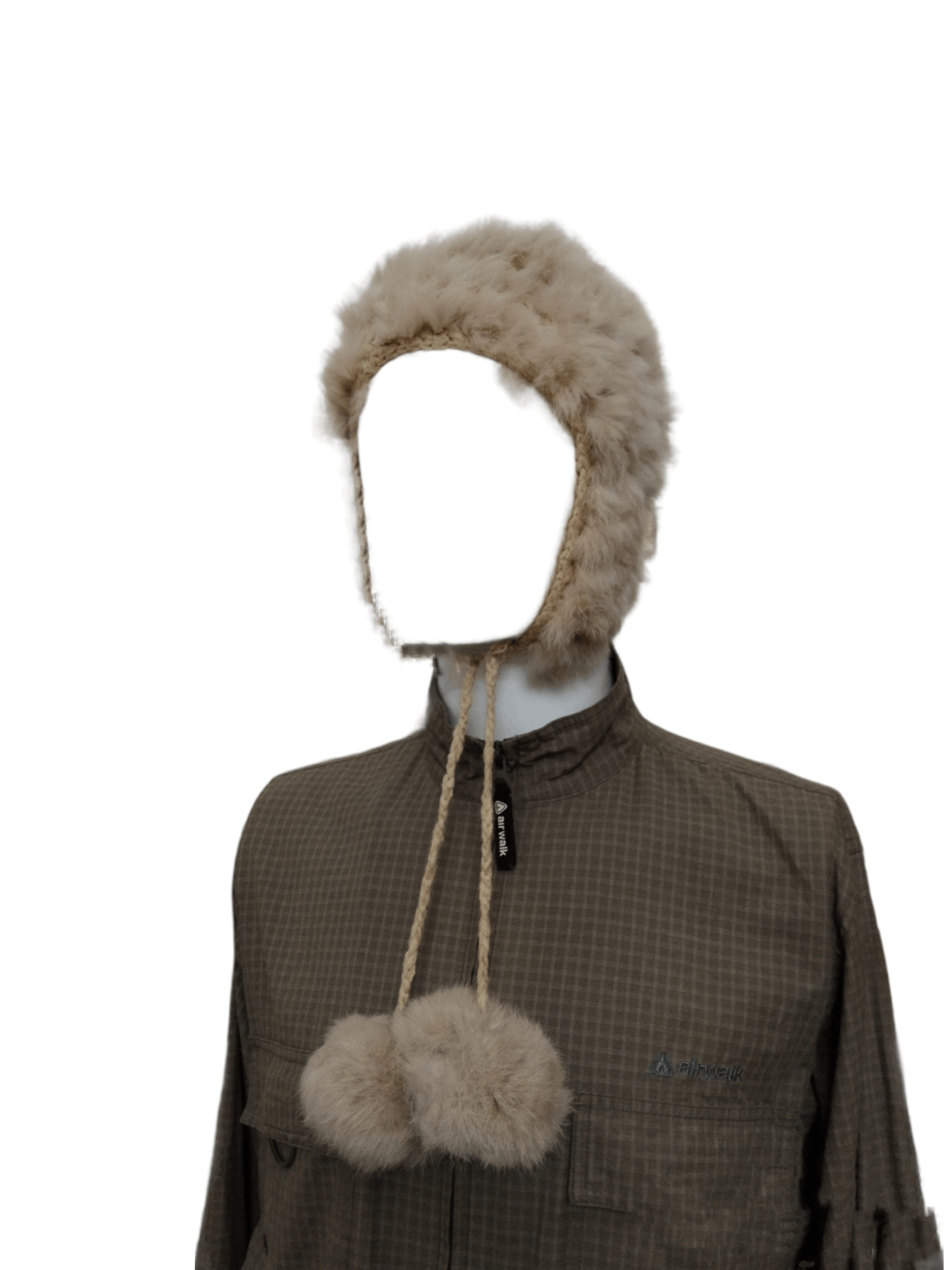 Japanese Brand VINTAGE JAPQN ALT BEANIE RABBIT FUR EARMUFF BEANIE Size ONE SIZE - 8 Thumbnail
