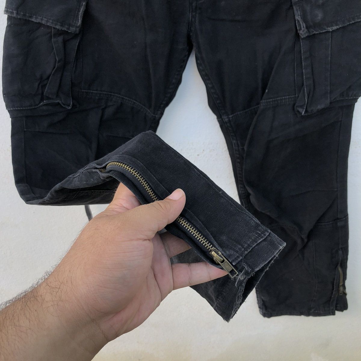 Japanese Brand PARACHUTE CARGO PANTS JUNGLE STORM INSPIRED BY RICK OWENS Size US 30 / EU 46 - 5 Thumbnail