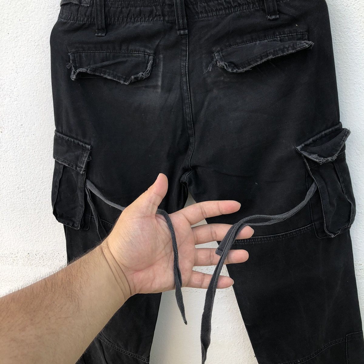 Japanese Brand PARACHUTE CARGO PANTS JUNGLE STORM INSPIRED BY RICK OWENS Size US 30 / EU 46 - 10 Thumbnail