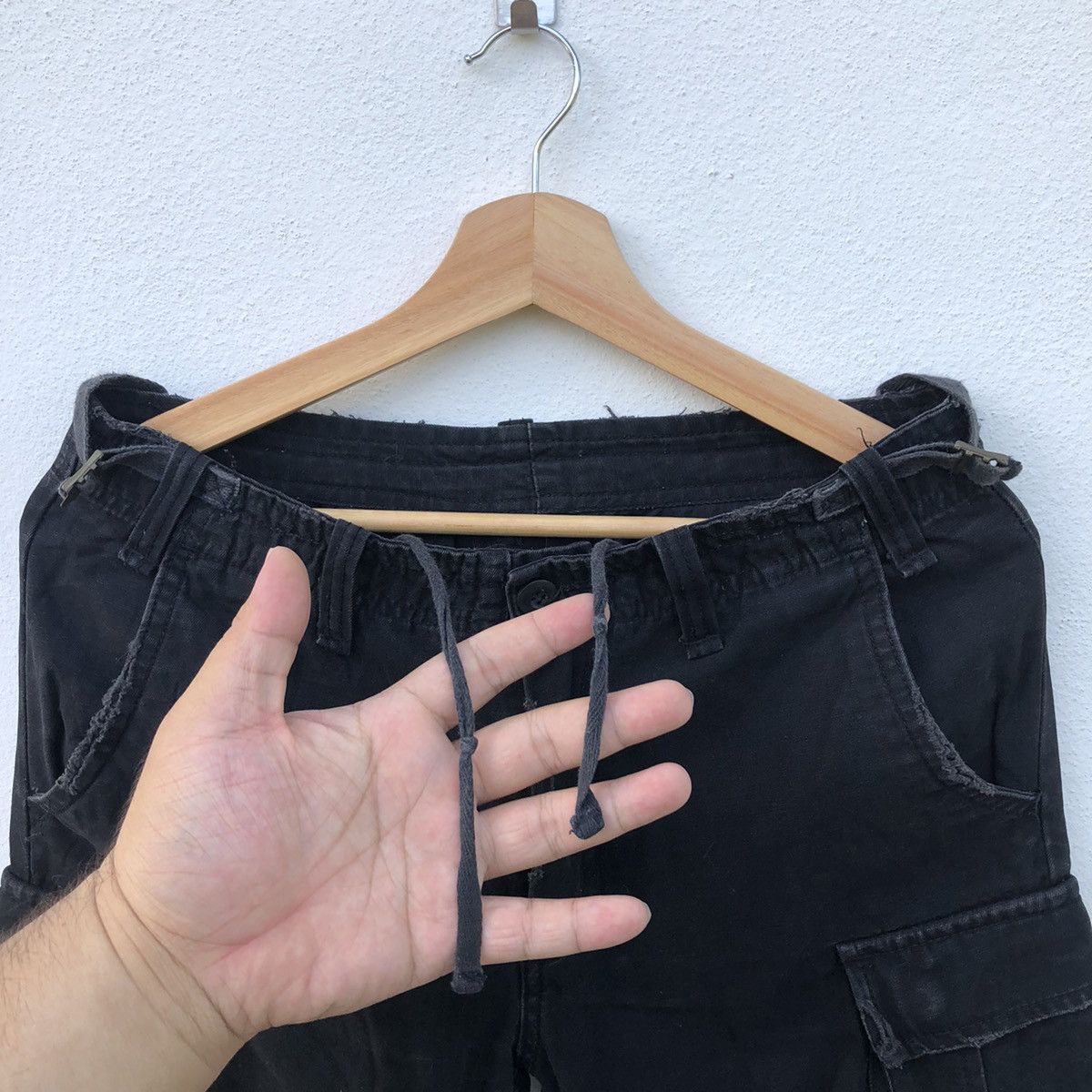 Japanese Brand PARACHUTE CARGO PANTS JUNGLE STORM INSPIRED BY RICK OWENS Size US 30 / EU 46 - 7 Thumbnail