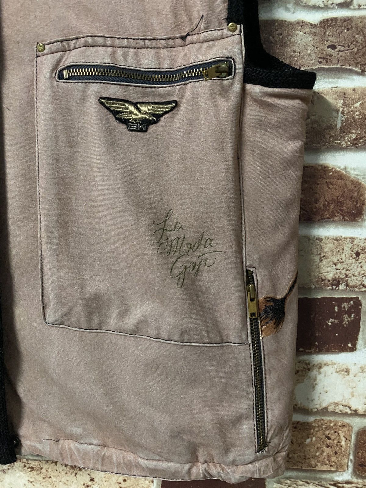 Japanese Brand GK VEST LION PHOTO DESIGN Size US M / EU 48-50 / 2 - 4 Thumbnail