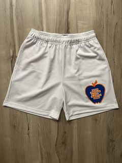 Eric Emanuel x BAPE Miami White/Brown Mesh Shorts – Sole Haven