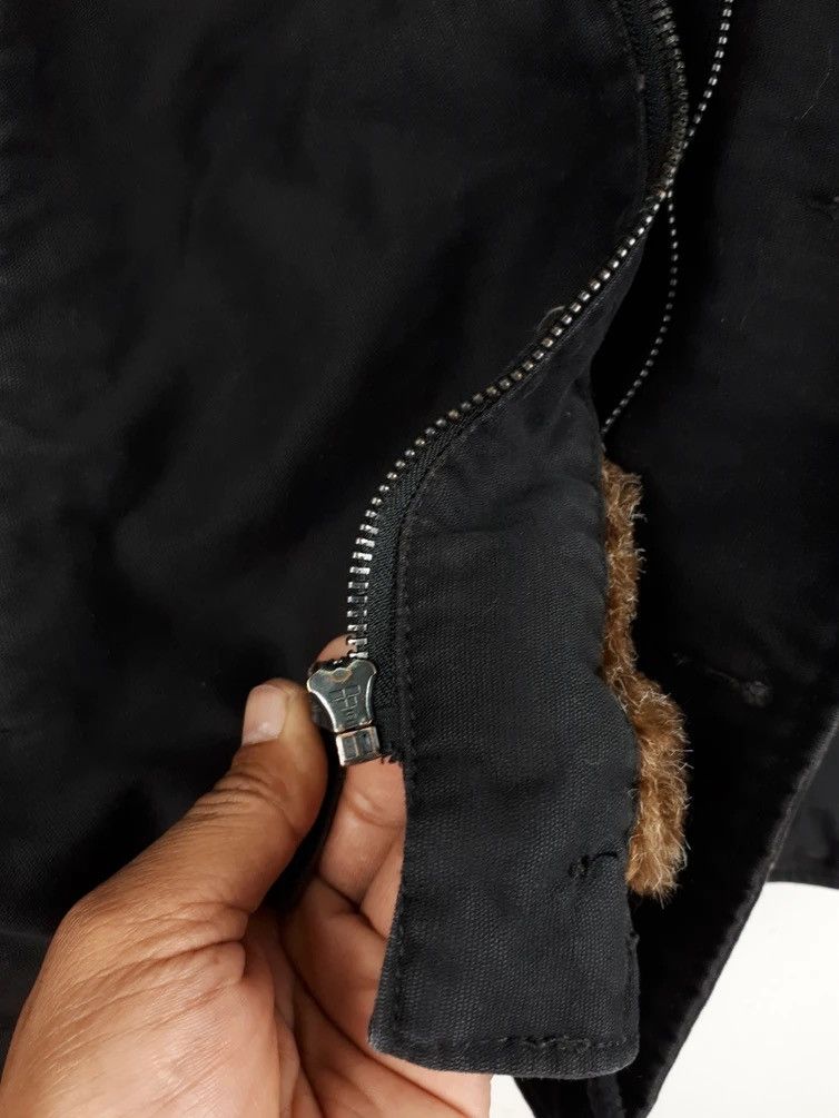 Vintage Vintage US Navy Military Sherpa Lined Warm Up Jacket Size US S / EU 44-46 / 1 - 8 Thumbnail