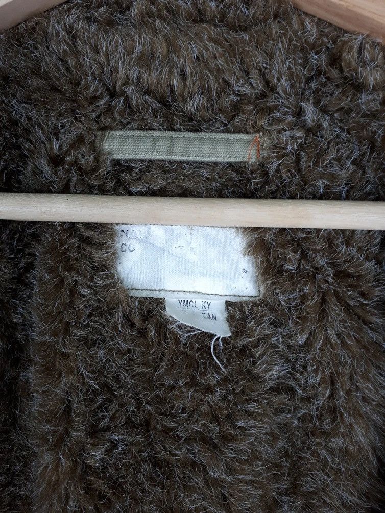 Vintage Vintage US Navy Military Sherpa Lined Warm Up Jacket Size US S / EU 44-46 / 1 - 9 Thumbnail