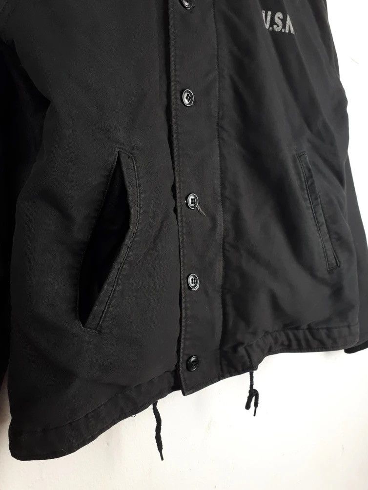Vintage Vintage US Navy Military Sherpa Lined Warm Up Jacket Size US S / EU 44-46 / 1 - 3 Thumbnail