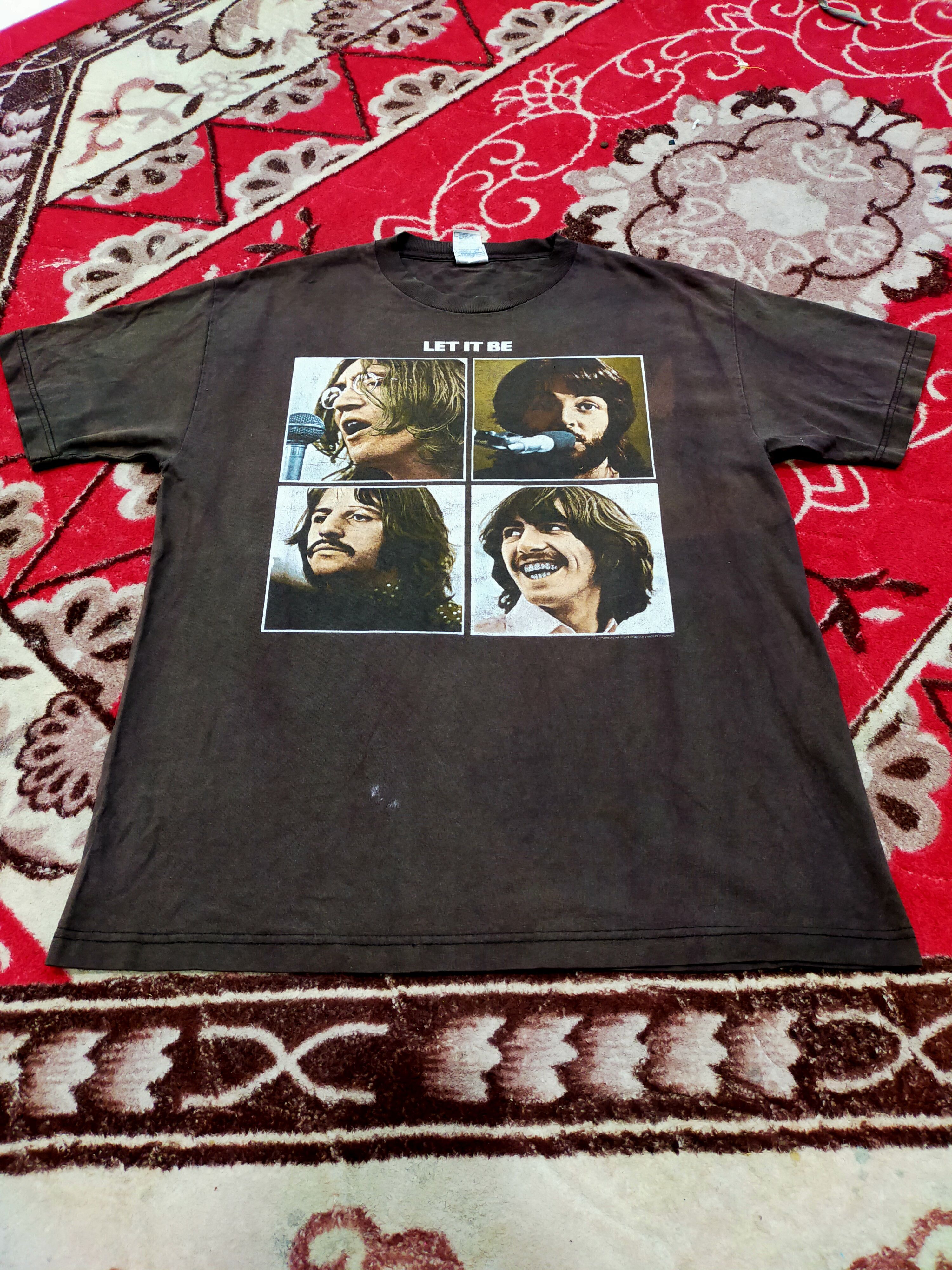 Band Tees Vintage Distressed The Beatles Band tee Size US L / EU 52-54 / 3 - 1 Thumbnail