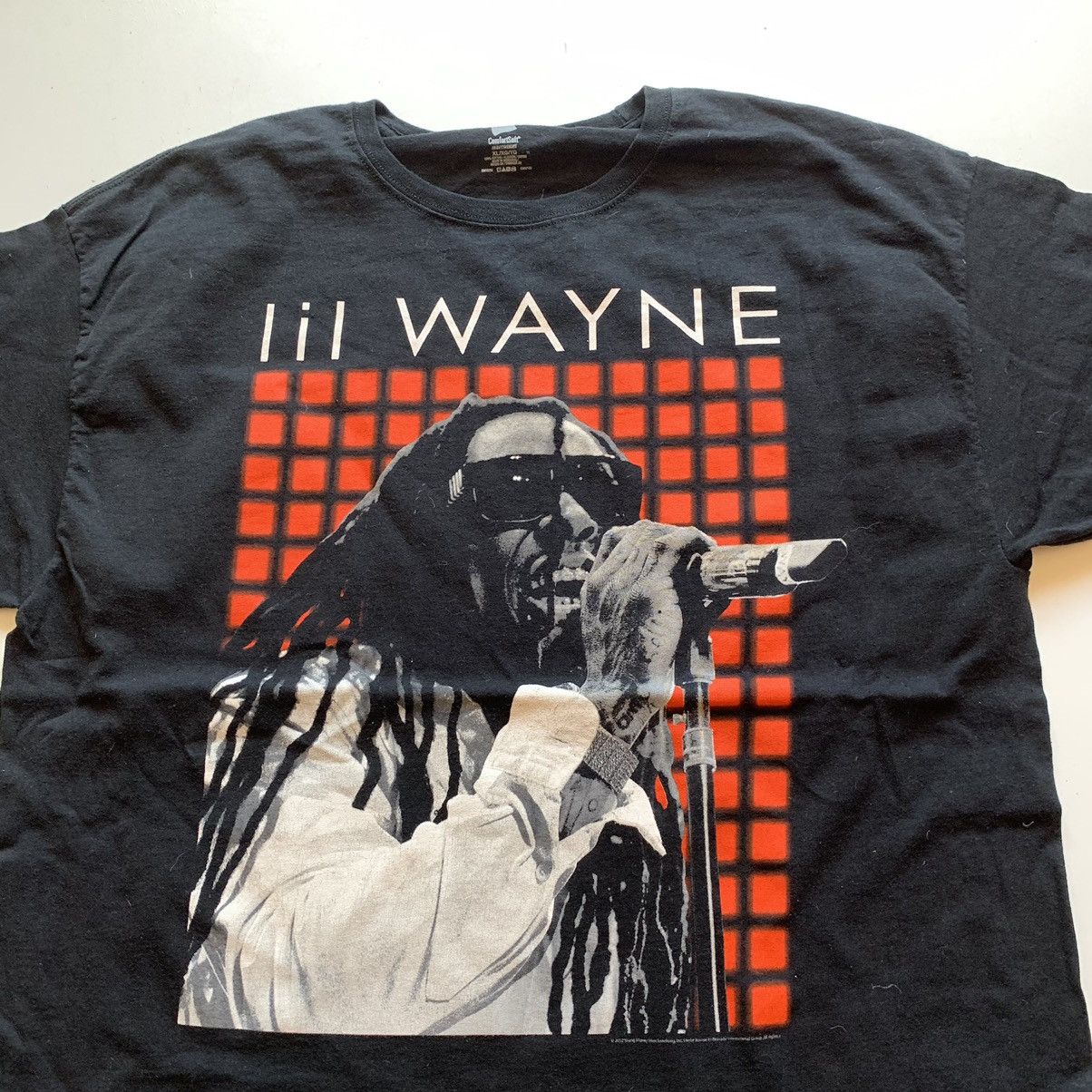 Rap Tees × Vintage Vintage 2000s 2012 Lil Wayne Rap Graphic T Shirt Men's XL Size US XL / EU 56 / 4 - 2 Thumbnail
