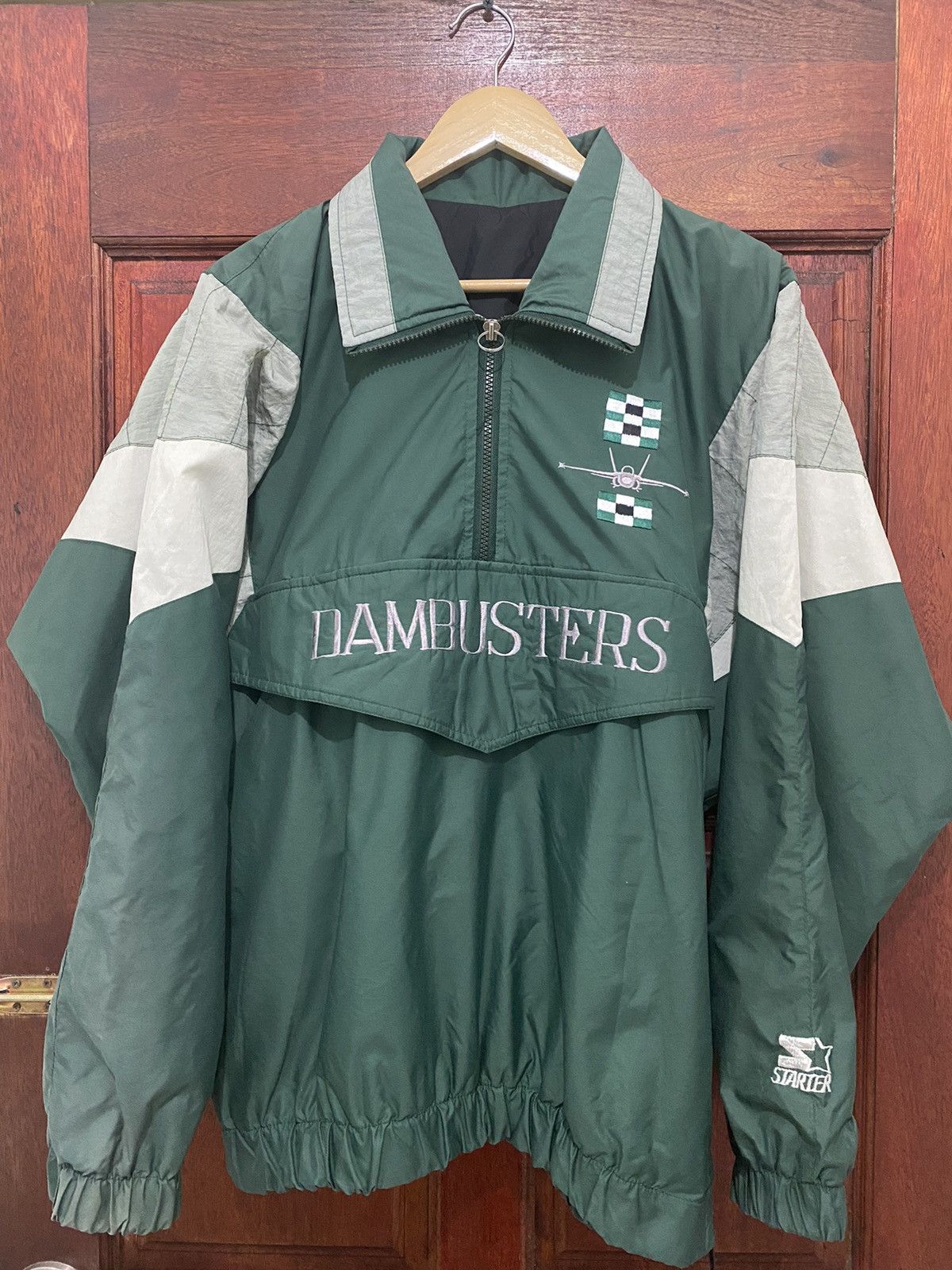 NBA × Starter × Vintage Starter The ‘ Dambusters ‘ The True Story Of WWll Jacket Size US M / EU 48-50 / 2 - 1 Thumbnail
