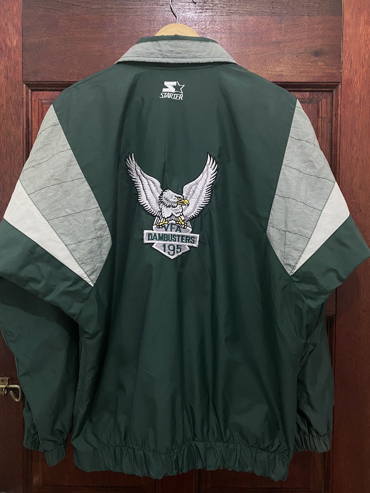 NBA × Starter × Vintage Starter The ‘ Dambusters ‘ The True Story Of WWll Jacket Size US M / EU 48-50 / 2 - 2 Thumbnail