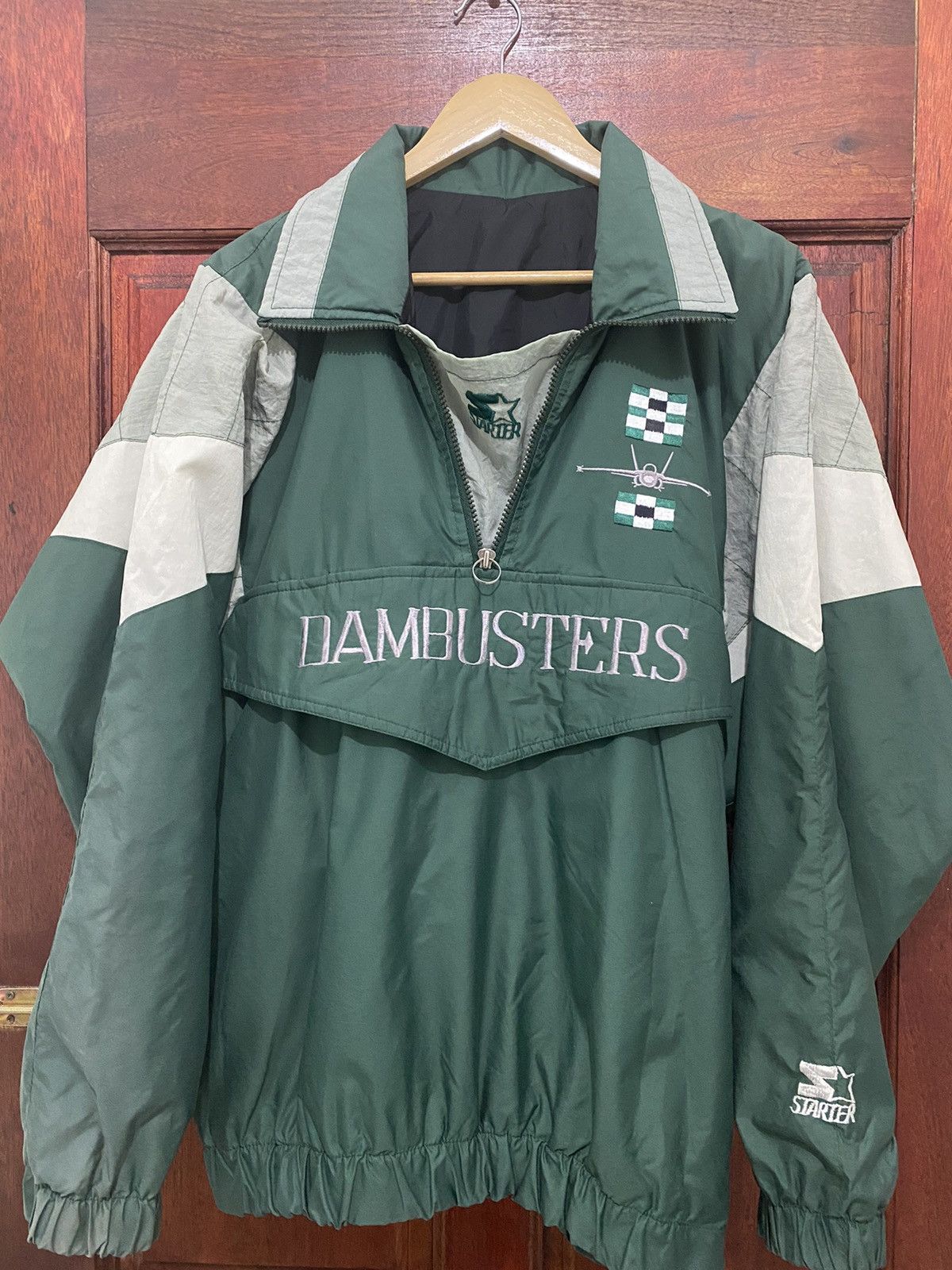 NBA × Starter × Vintage Starter The ‘ Dambusters ‘ The True Story Of WWll Jacket Size US M / EU 48-50 / 2 - 3 Thumbnail