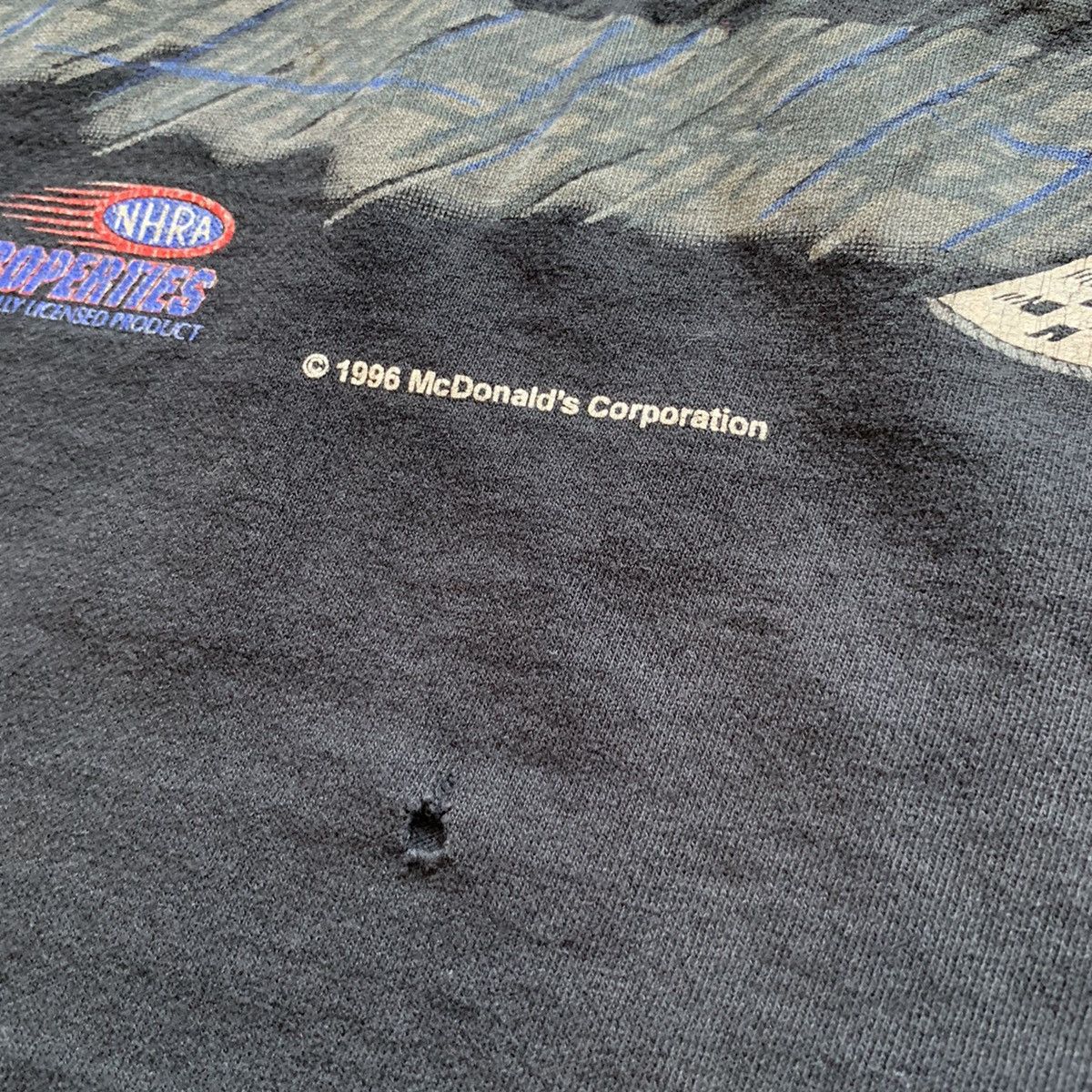 NASCAR × Vintage Vintage 90s NHRA Pedregon McDonald’s Racing Graphic T Shirt Size US XXL / EU 58 / 5 - 8 Thumbnail