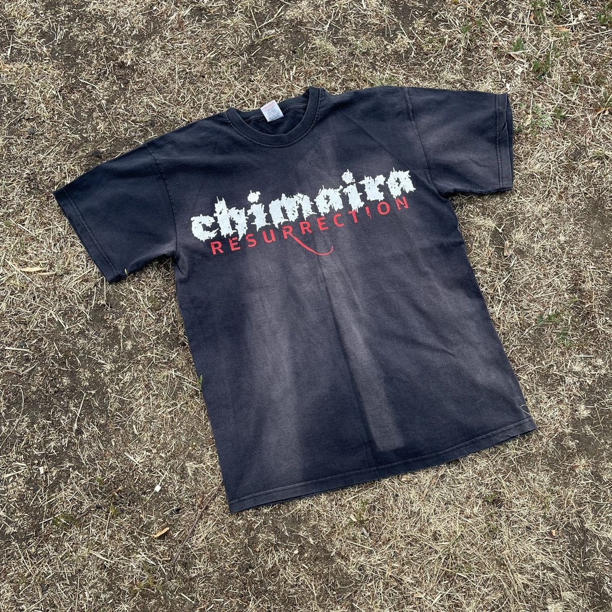 Vintage Vintage Y2K Chimaira Faded Graphic Band Tee Grunge Slim M Size US M / EU 48-50 / 2 - 4 Thumbnail