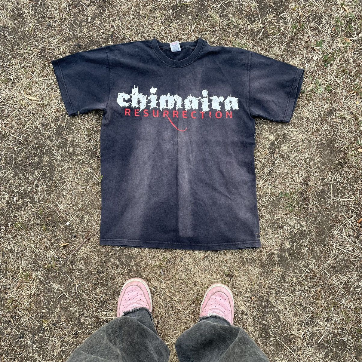 Vintage Vintage Y2K Chimaira Faded Graphic Band Tee Grunge Slim M Size US M / EU 48-50 / 2 - 5 Thumbnail