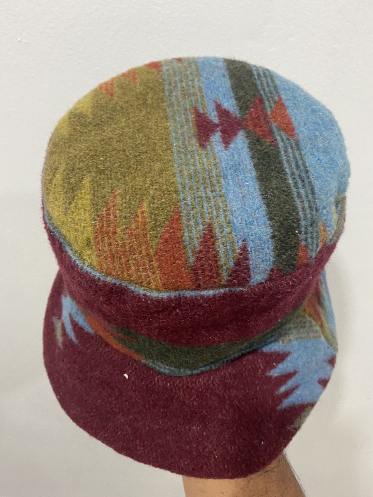 Other VTG Native Aztec Pattern Wool Bucket Hat Size ONE SIZE - 5 Thumbnail
