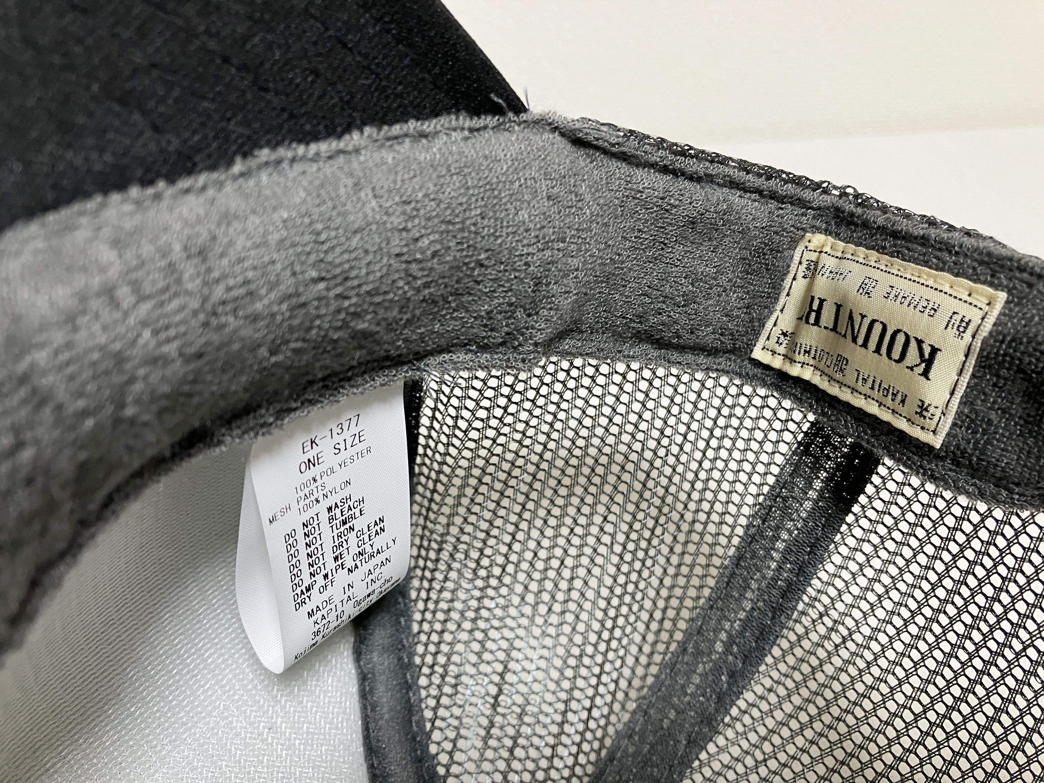 Kapital kapital kountry pearl clutcher truck cap hat gray black Size ONE SIZE - 5 Thumbnail
