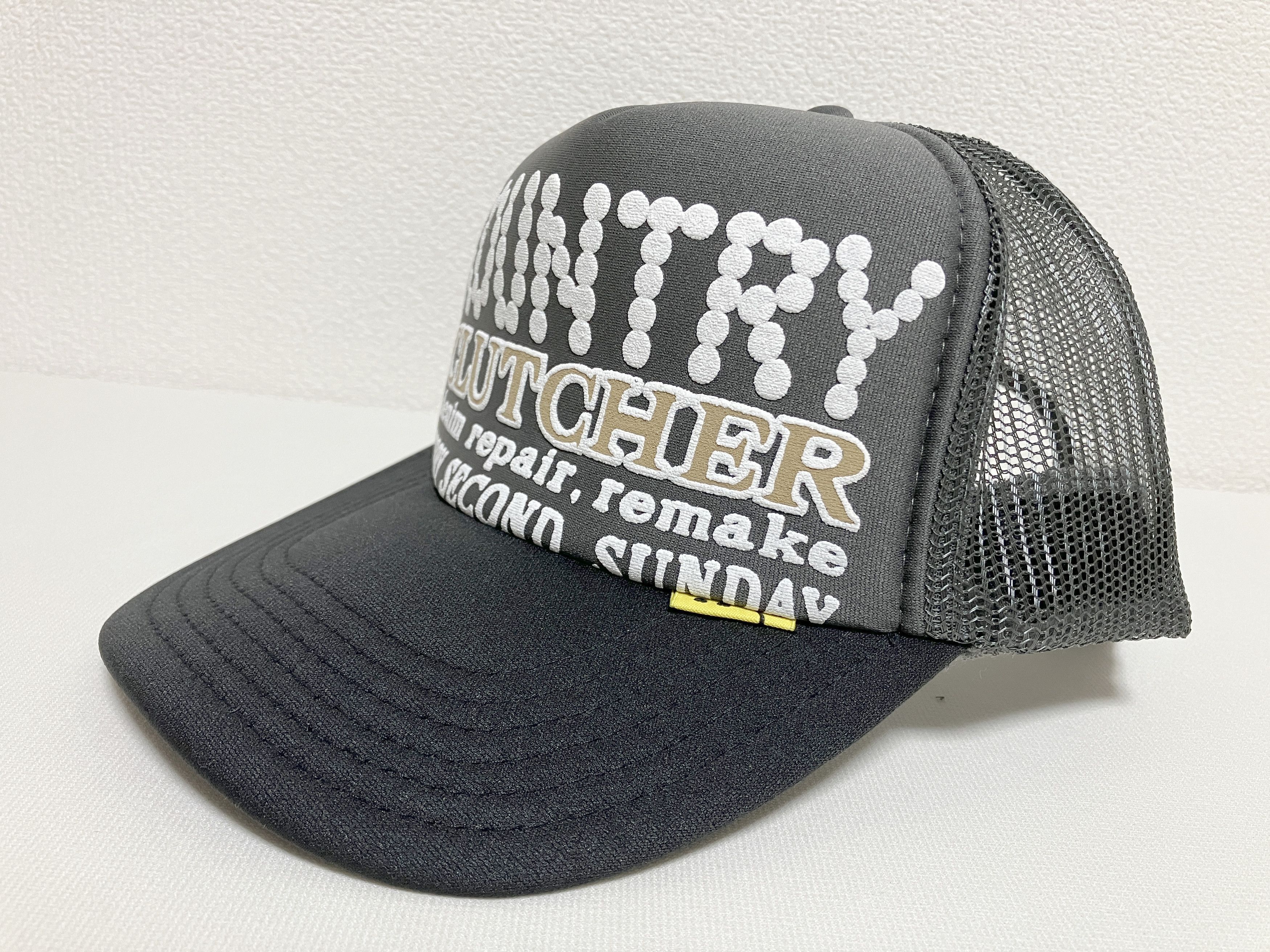 image of Kapital Kountry Pearl Clutcher Truck Cap Hat Gray Black in Gray/Black, Men's