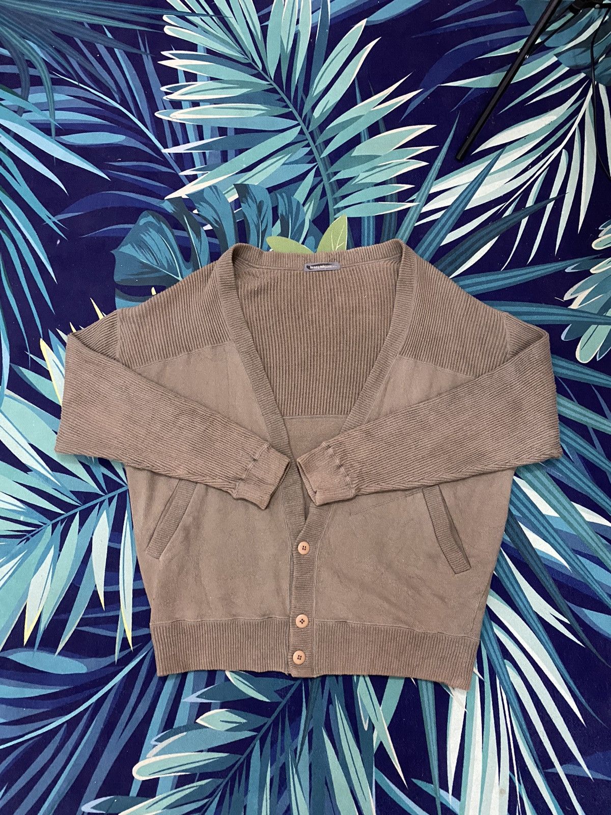 Issey Miyake 🔥RARE🔥VINTAGE 80’s ISSEY MIYAKE MEN KNITWEAR CARDIGAN Size US M / EU 48-50 / 2 - 1 Thumbnail