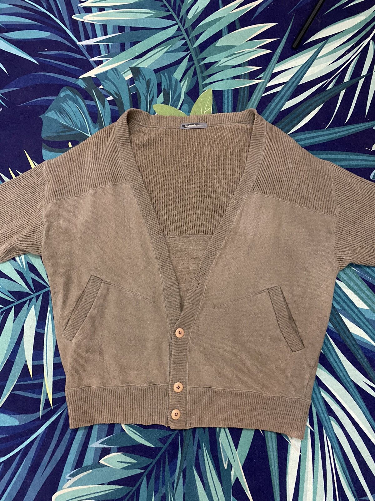 Issey Miyake 🔥RARE🔥VINTAGE 80’s ISSEY MIYAKE MEN KNITWEAR CARDIGAN Size US M / EU 48-50 / 2 - 2 Thumbnail