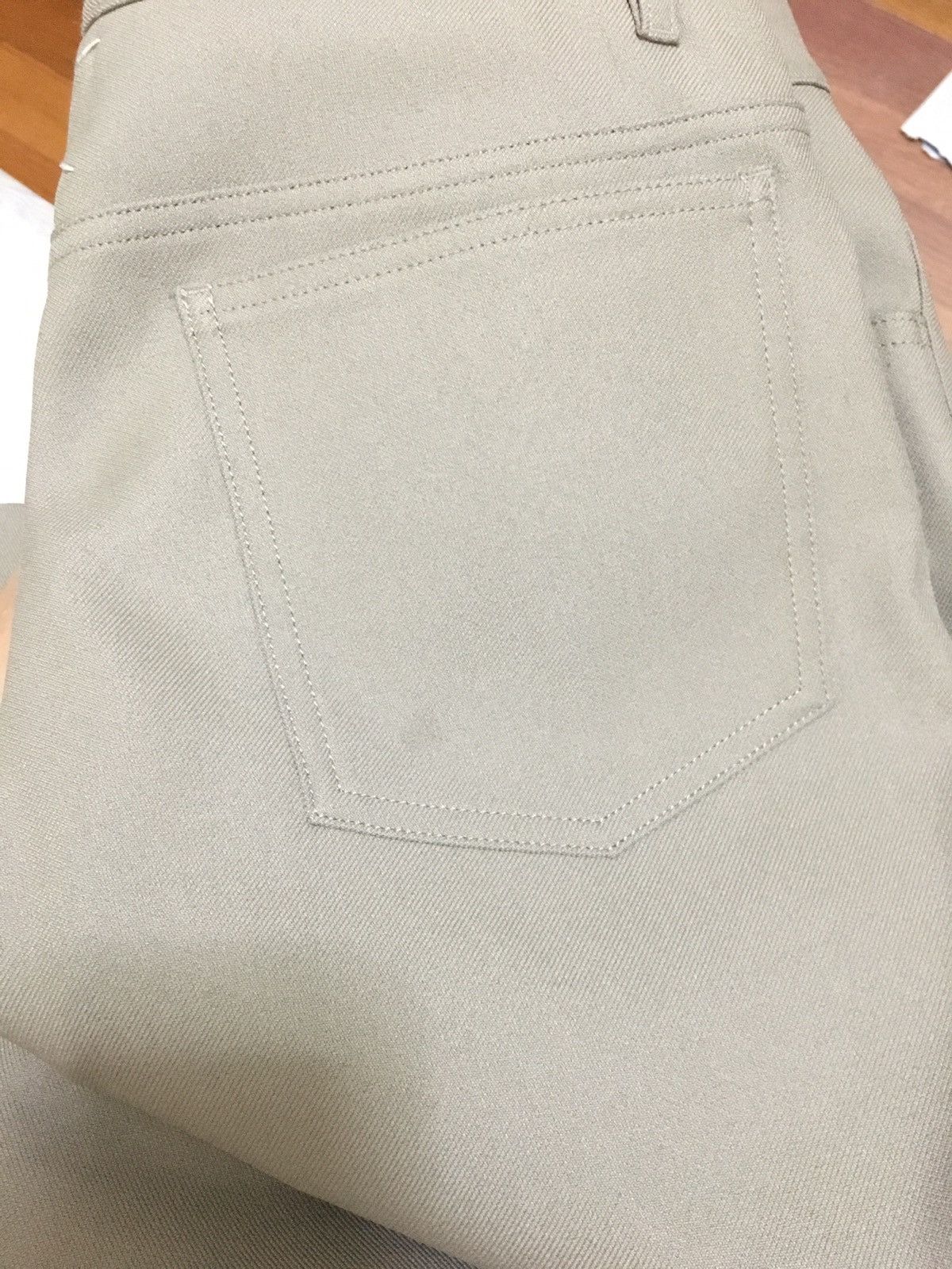 Maison Margiela Maison Margiela FW18 Flared Runway Techno Gabardine Trousers Size US 32 / EU 48 - 9 Thumbnail
