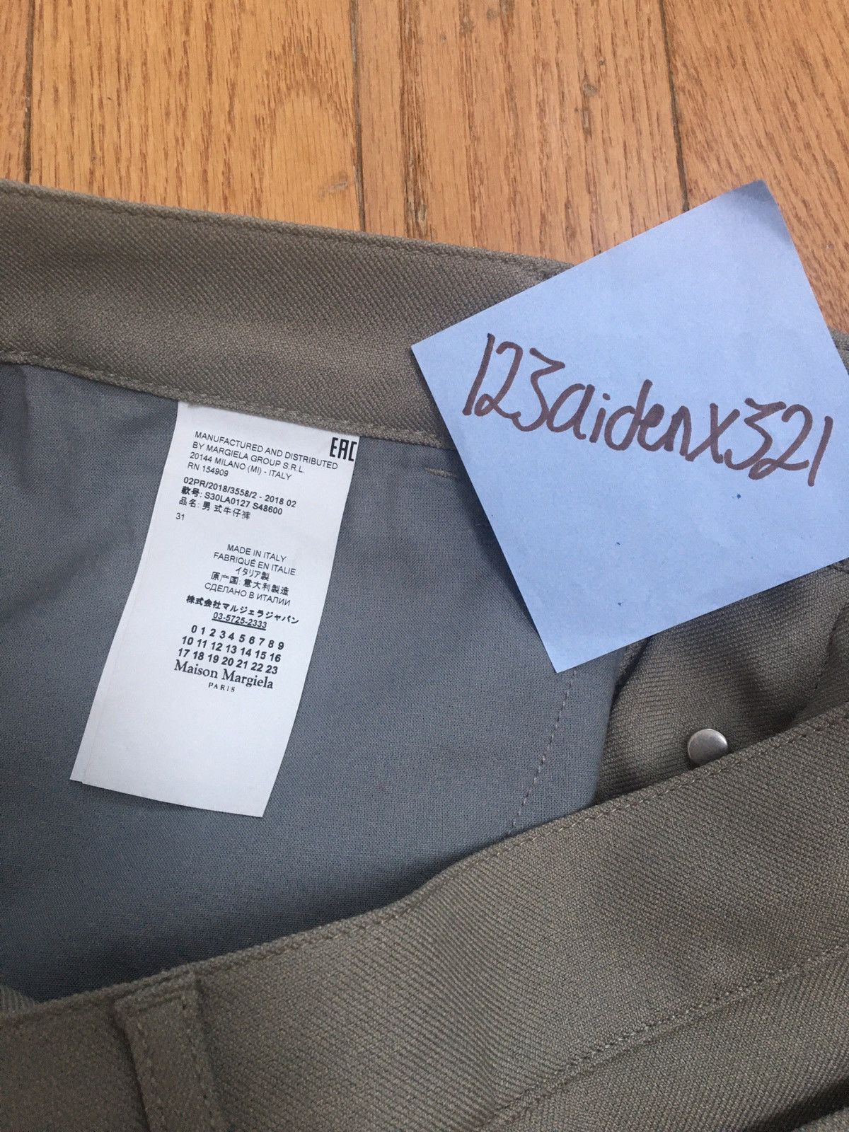 Maison Margiela Maison Margiela FW18 Flared Runway Techno Gabardine Trousers Size US 32 / EU 48 - 5 Thumbnail