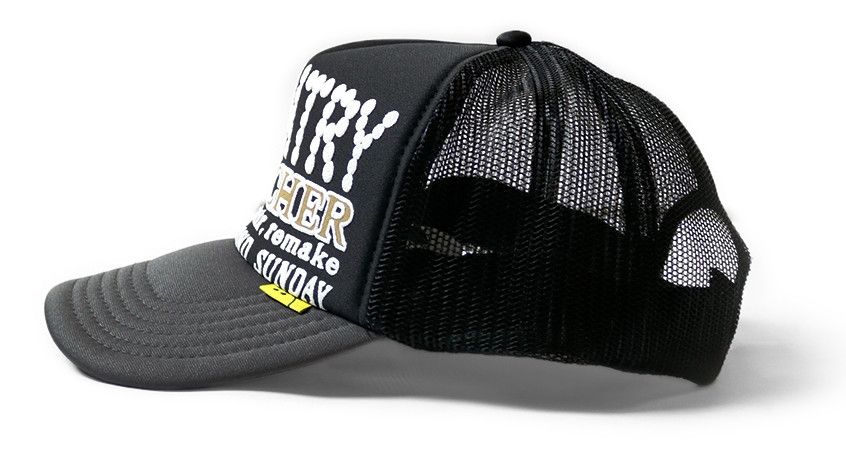 Kapital kapital kountry pearl clutcher truck cap hat black gray Size ONE SIZE - 7 Thumbnail