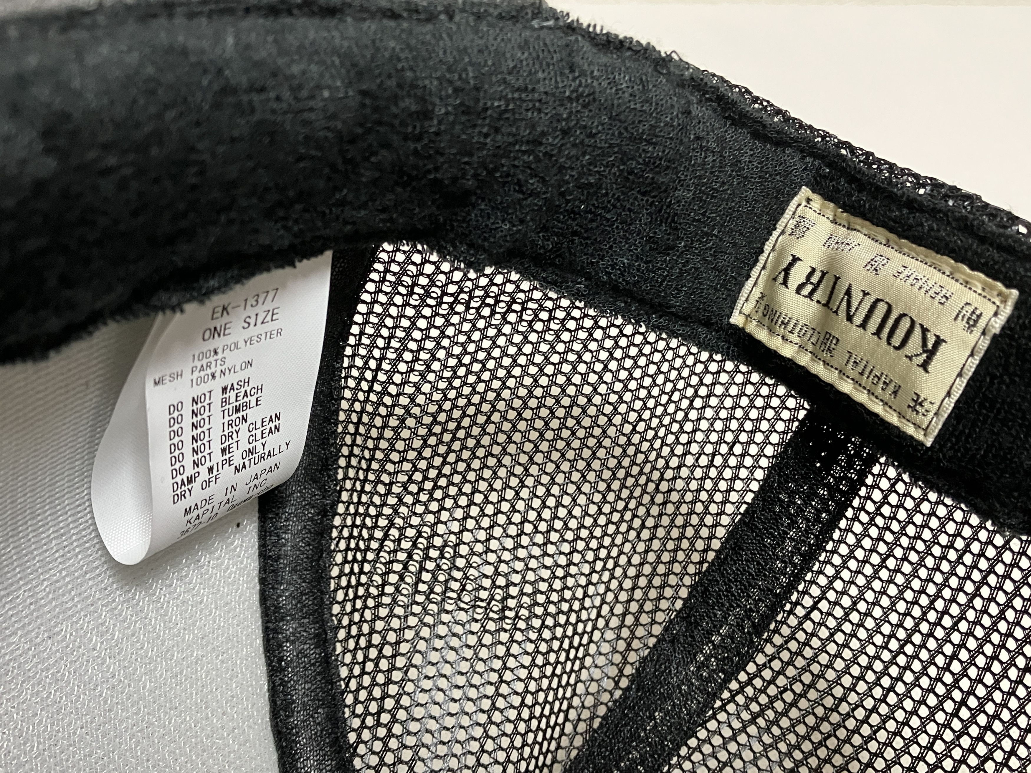 Kapital kapital kountry pearl clutcher truck cap hat black gray Size ONE SIZE - 5 Thumbnail