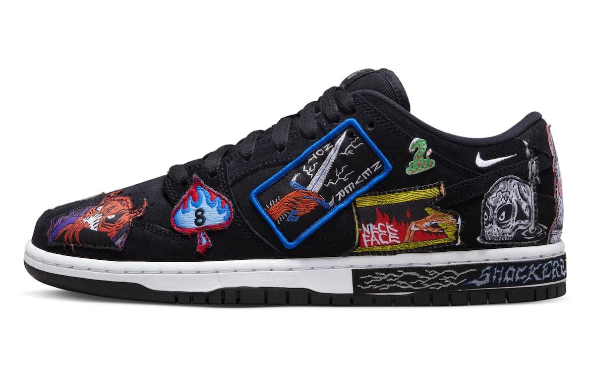 Neckface × Nike Nike SB Dunk Low OG QS Nasty Neckface DQ4488 001 - Size 8 Size US 8 / EU 41 - 2 Thumbnail
