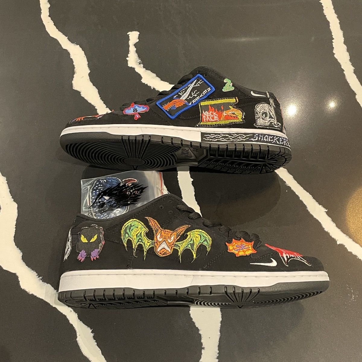 Neckface × Nike Nike SB Dunk Low OG QS Nasty Neckface DQ4488 001 - Size 8 Size US 8 / EU 41 - 14 Thumbnail