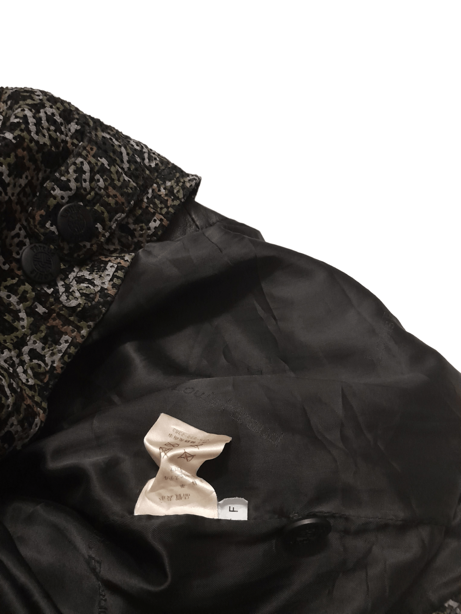 Louis Feraud LOUIS FERAUD MONOGRAM Leather Jacket (S7) Size US M / EU 48-50 / 2 - 7 Thumbnail