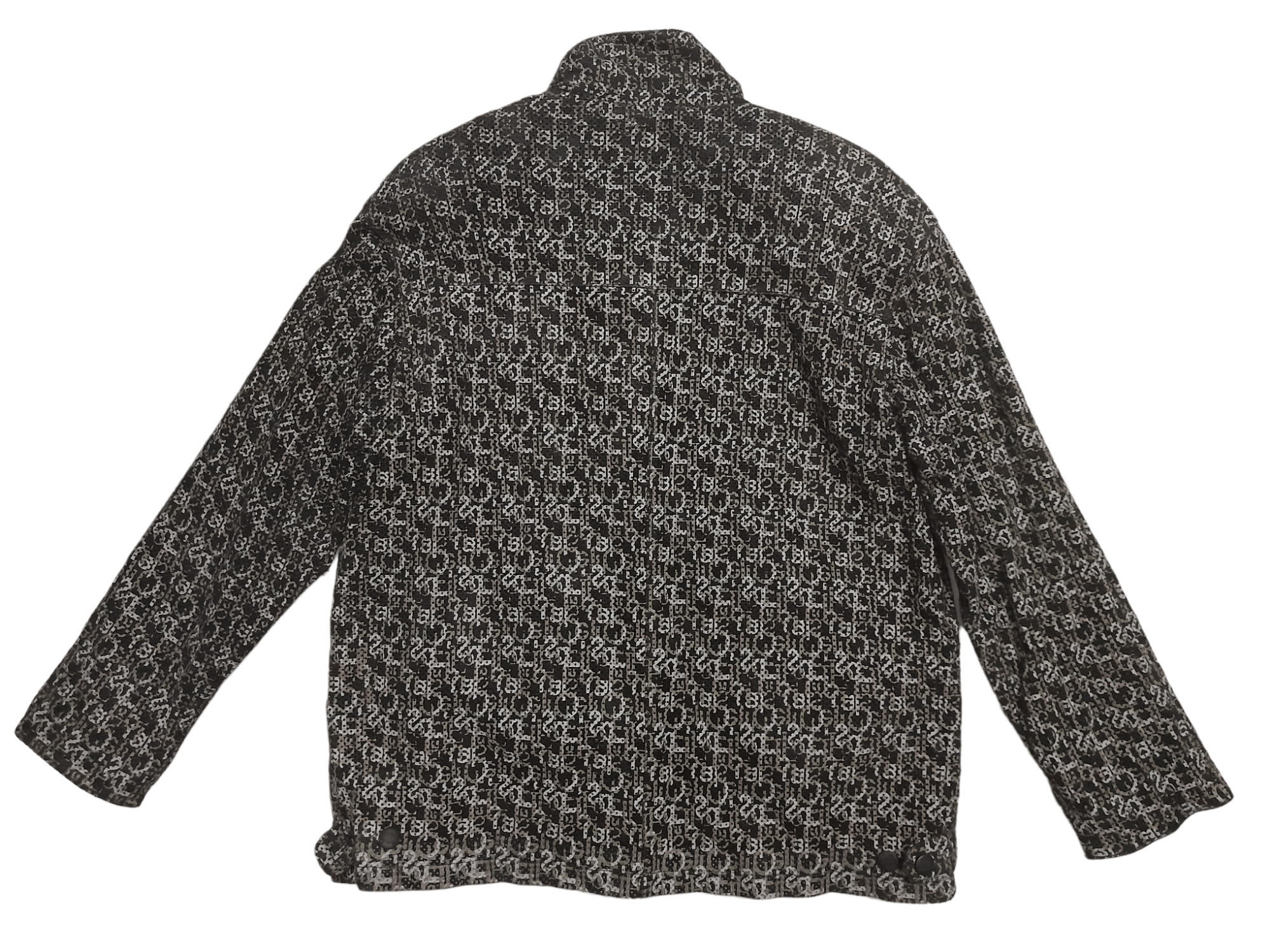 Louis Feraud LOUIS FERAUD MONOGRAM Leather Jacket (S7) Size US M / EU 48-50 / 2 - 3 Thumbnail