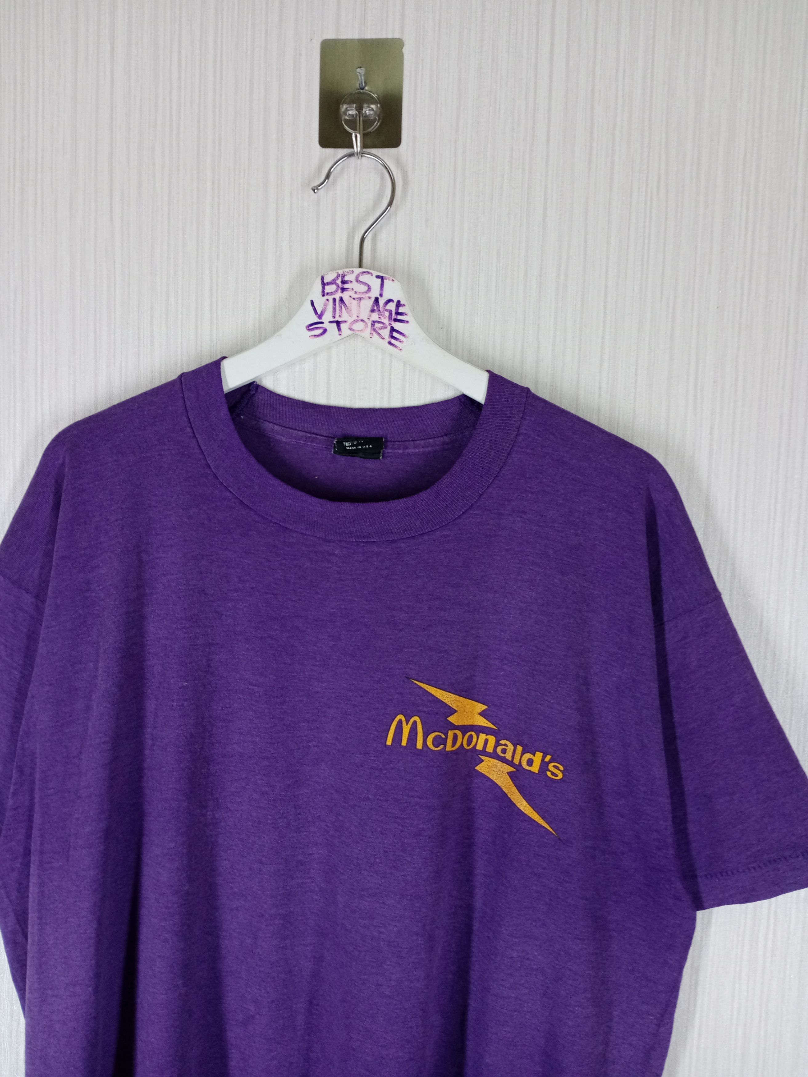 Fruit Of The Loom vintage 90s McDonalds Small Logo Tshirt Size US XL / EU 56 / 4 - 6 Thumbnail