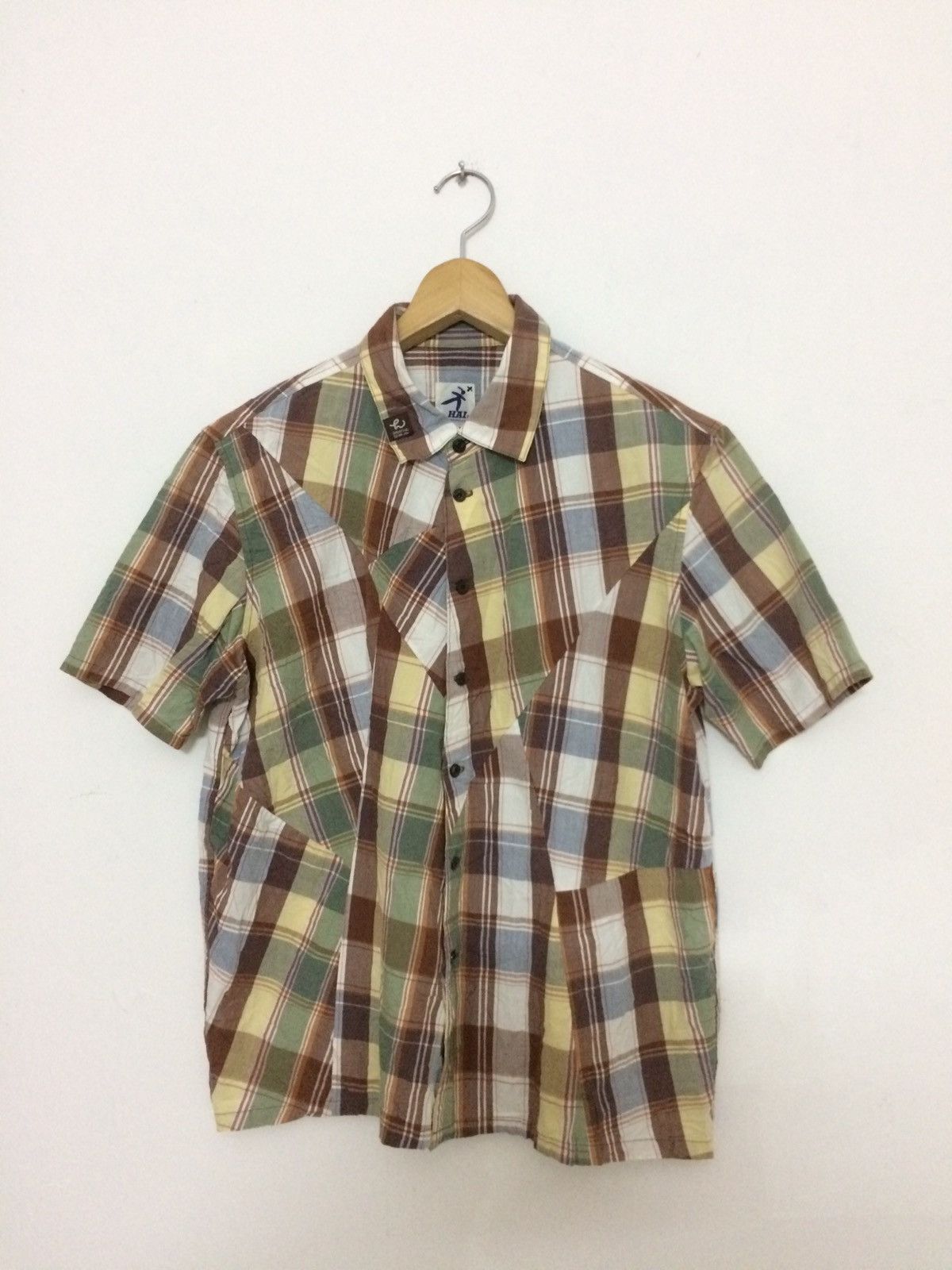 Hai Sporting Gear × Issey Miyake × Vintage 🔥🔥Hai Sporting Gear Issey Miyaki Plaid Shirts Size US M / EU 48-50 / 2 - 1 Thumbnail