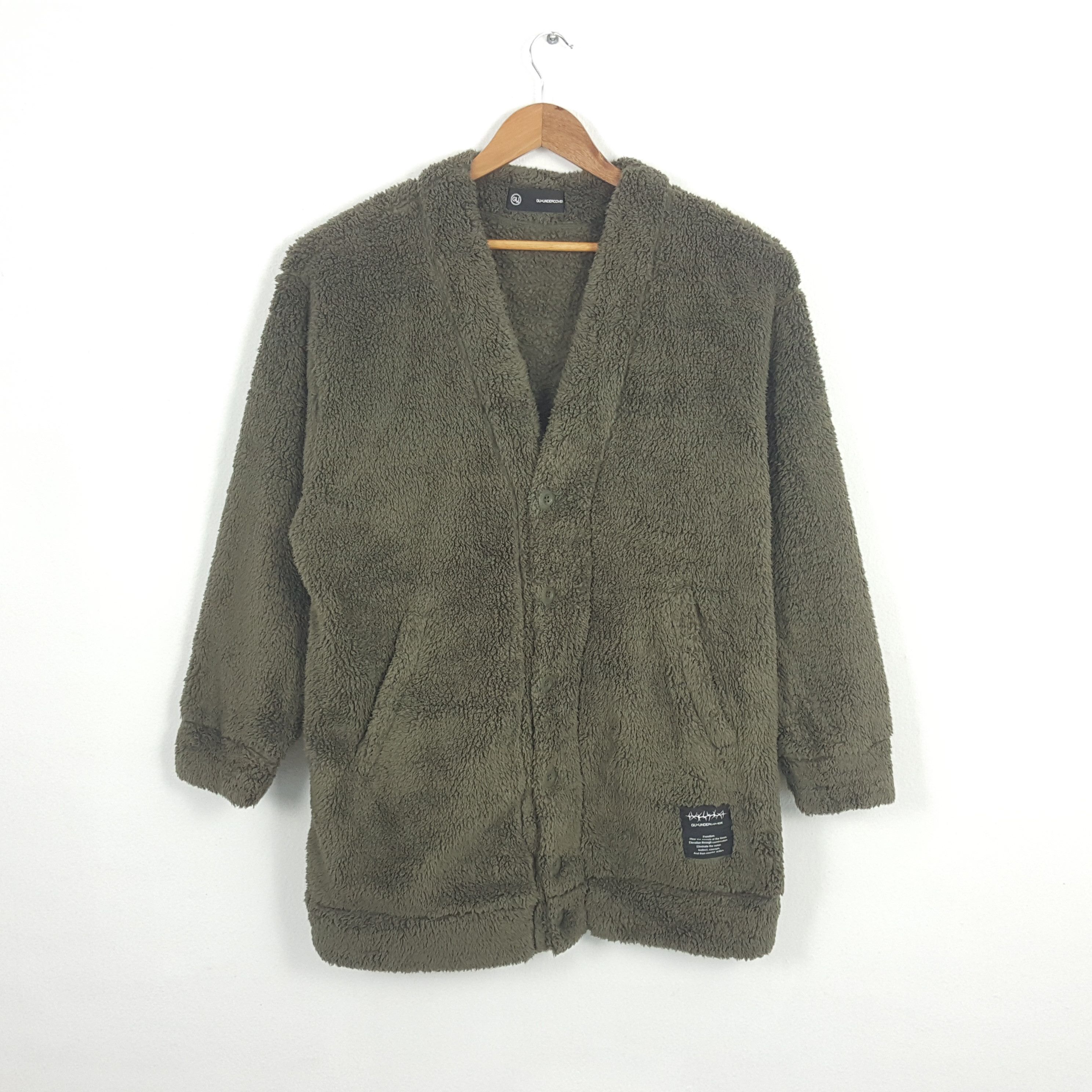 Japanese Brand × Undercover × Vintage Vintage GU X UNDRCOVER Japanese Brand Sweaters Cardigan Size US XL / EU 56 / 4 - 1 Thumbnail