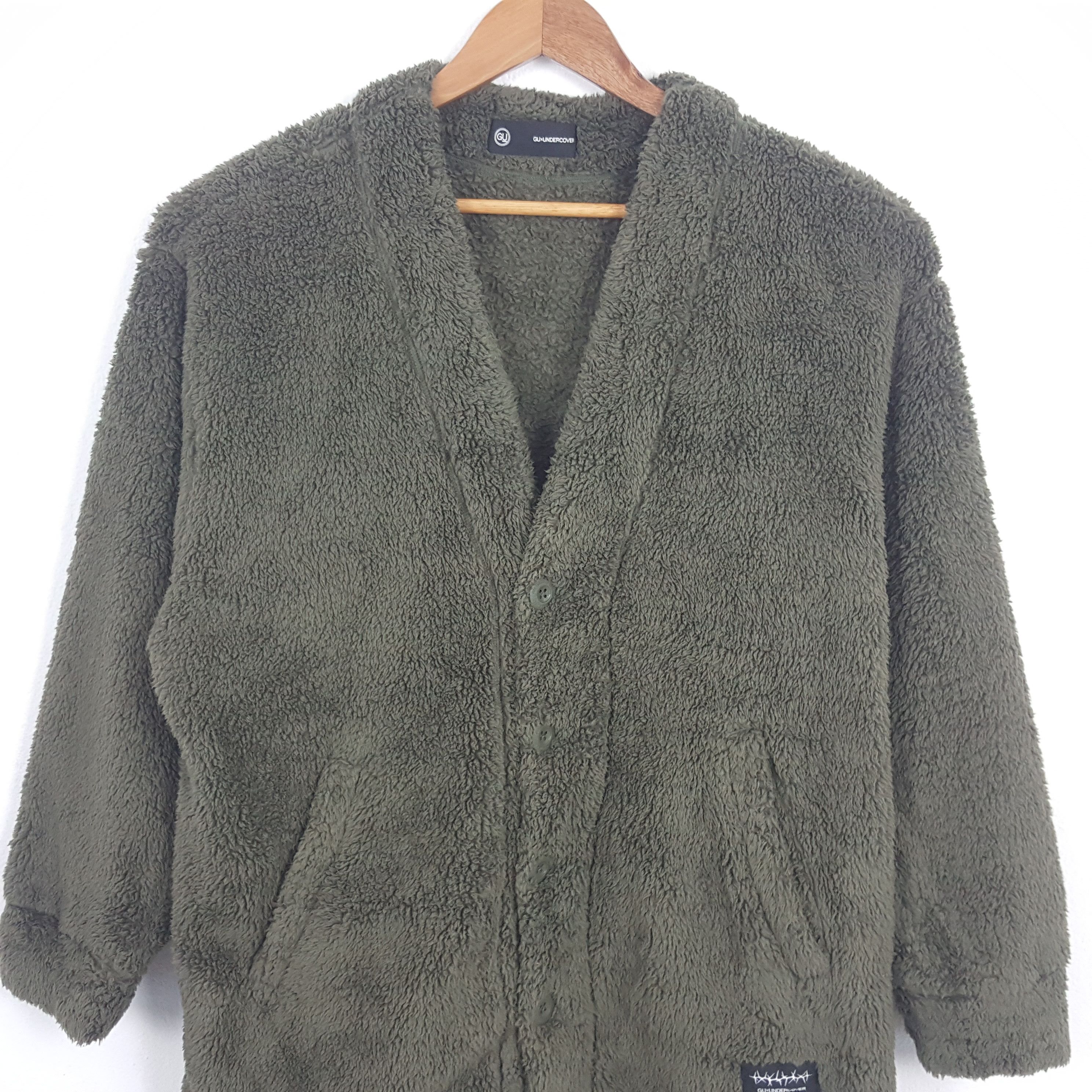 Japanese Brand × Undercover × Vintage Vintage GU X UNDRCOVER Japanese Brand Sweaters Cardigan Size US XL / EU 56 / 4 - 2 Thumbnail
