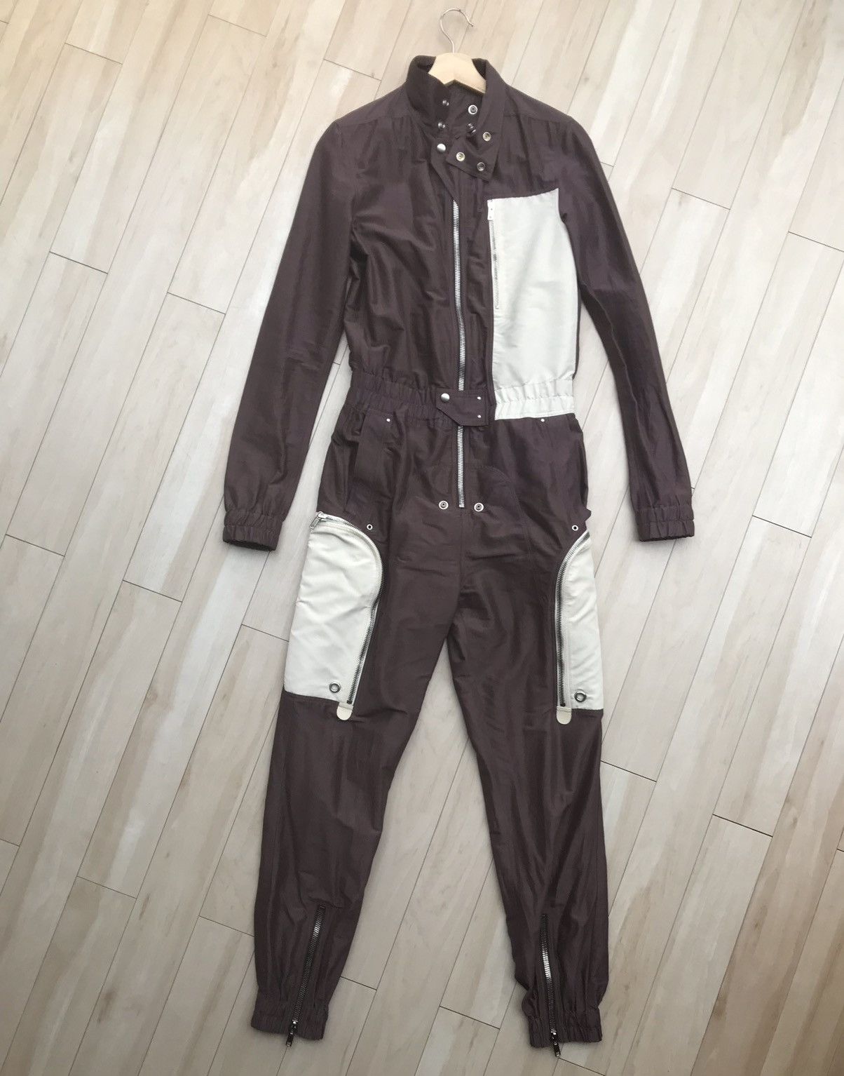 image of Rick Owens Bauhaus Bodybag/jumpsuit Ss20 Tecuatl in Blood, Men's (Size 30)