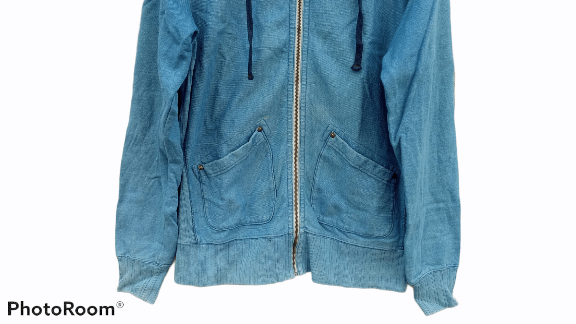 Indigo × Japanese Brand × Vintage 🔥🔥Houston Indigo Dye Hoodie Jacket Size US L / EU 52-54 / 3 - 14 Thumbnail