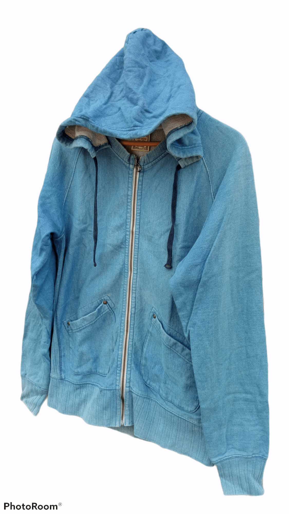 Indigo × Japanese Brand × Vintage 🔥🔥Houston Indigo Dye Hoodie Jacket Size US L / EU 52-54 / 3 - 3 Thumbnail