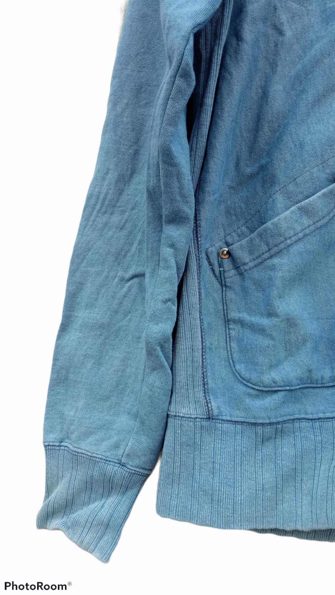 Indigo × Japanese Brand × Vintage 🔥🔥Houston Indigo Dye Hoodie Jacket Size US L / EU 52-54 / 3 - 12 Thumbnail