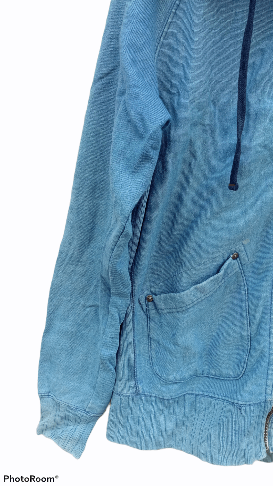Indigo × Japanese Brand × Vintage 🔥🔥Houston Indigo Dye Hoodie Jacket Size US L / EU 52-54 / 3 - 9 Thumbnail