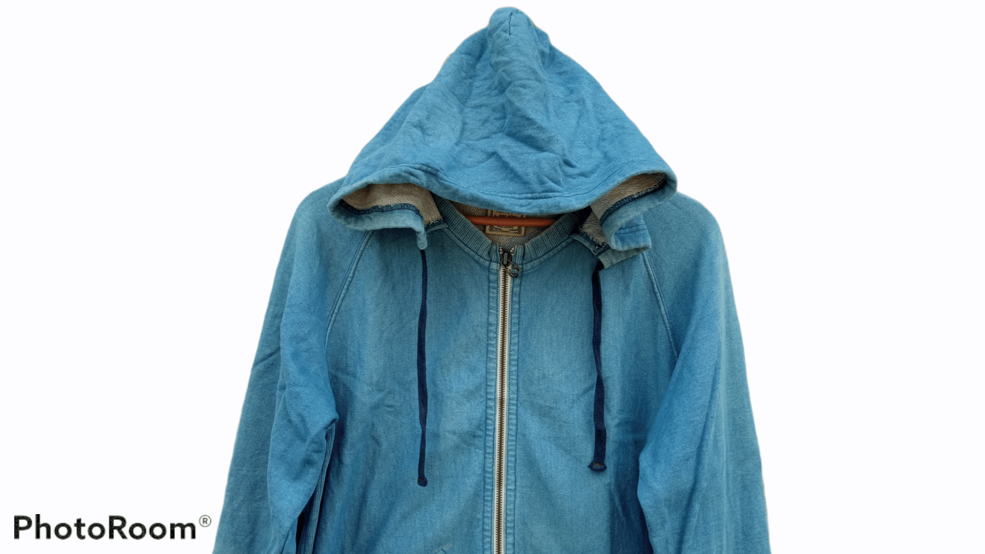 Indigo × Japanese Brand × Vintage 🔥🔥Houston Indigo Dye Hoodie Jacket Size US L / EU 52-54 / 3 - 13 Thumbnail
