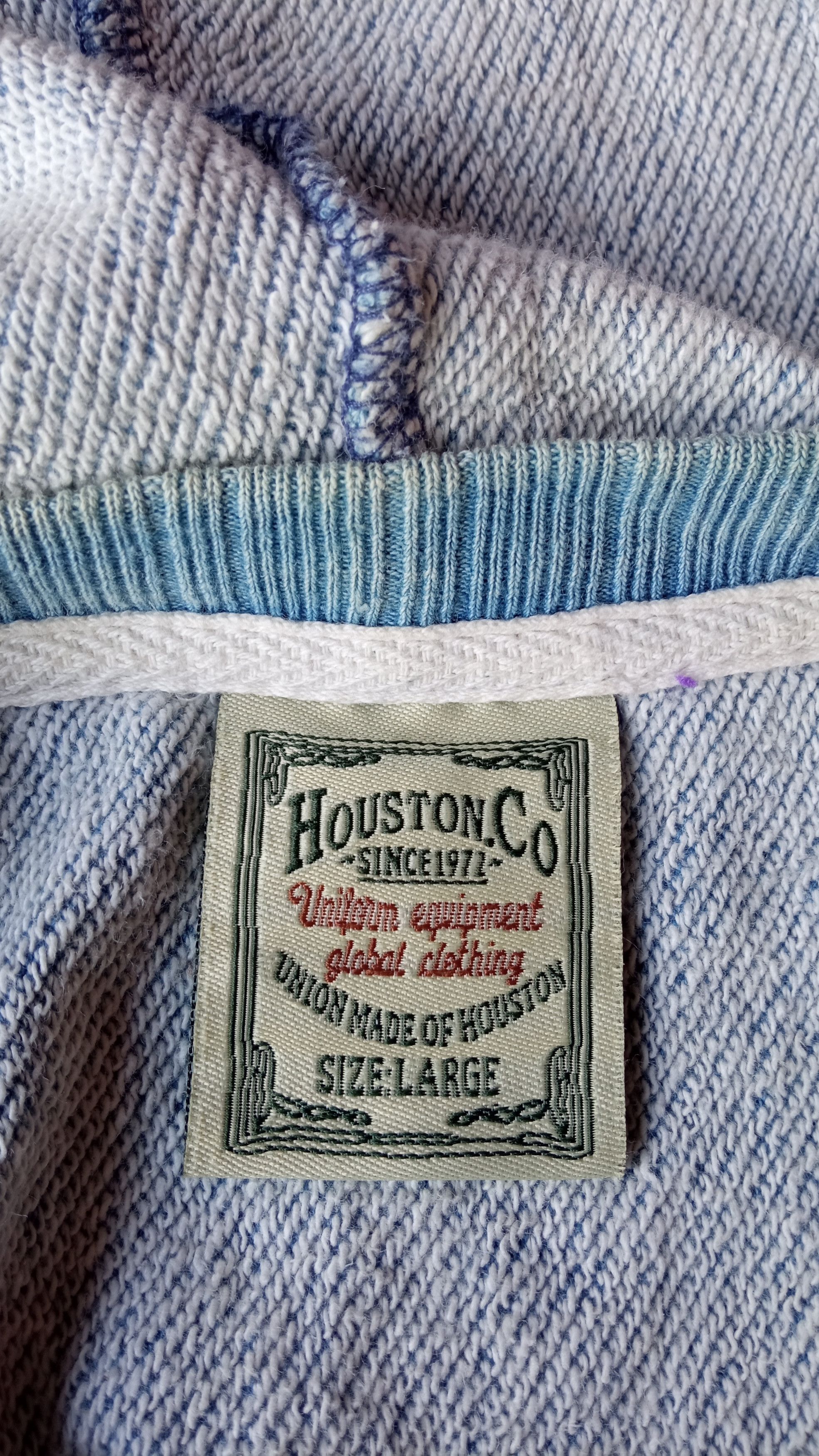 Indigo × Japanese Brand × Vintage 🔥🔥Houston Indigo Dye Hoodie Jacket Size US L / EU 52-54 / 3 - 20 Thumbnail