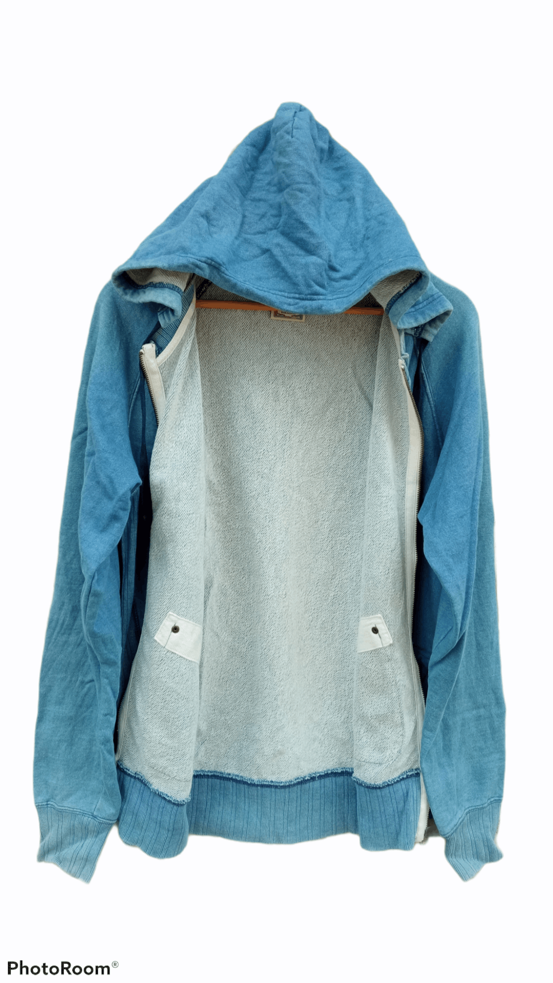 Indigo × Japanese Brand × Vintage 🔥🔥Houston Indigo Dye Hoodie Jacket Size US L / EU 52-54 / 3 - 15 Thumbnail