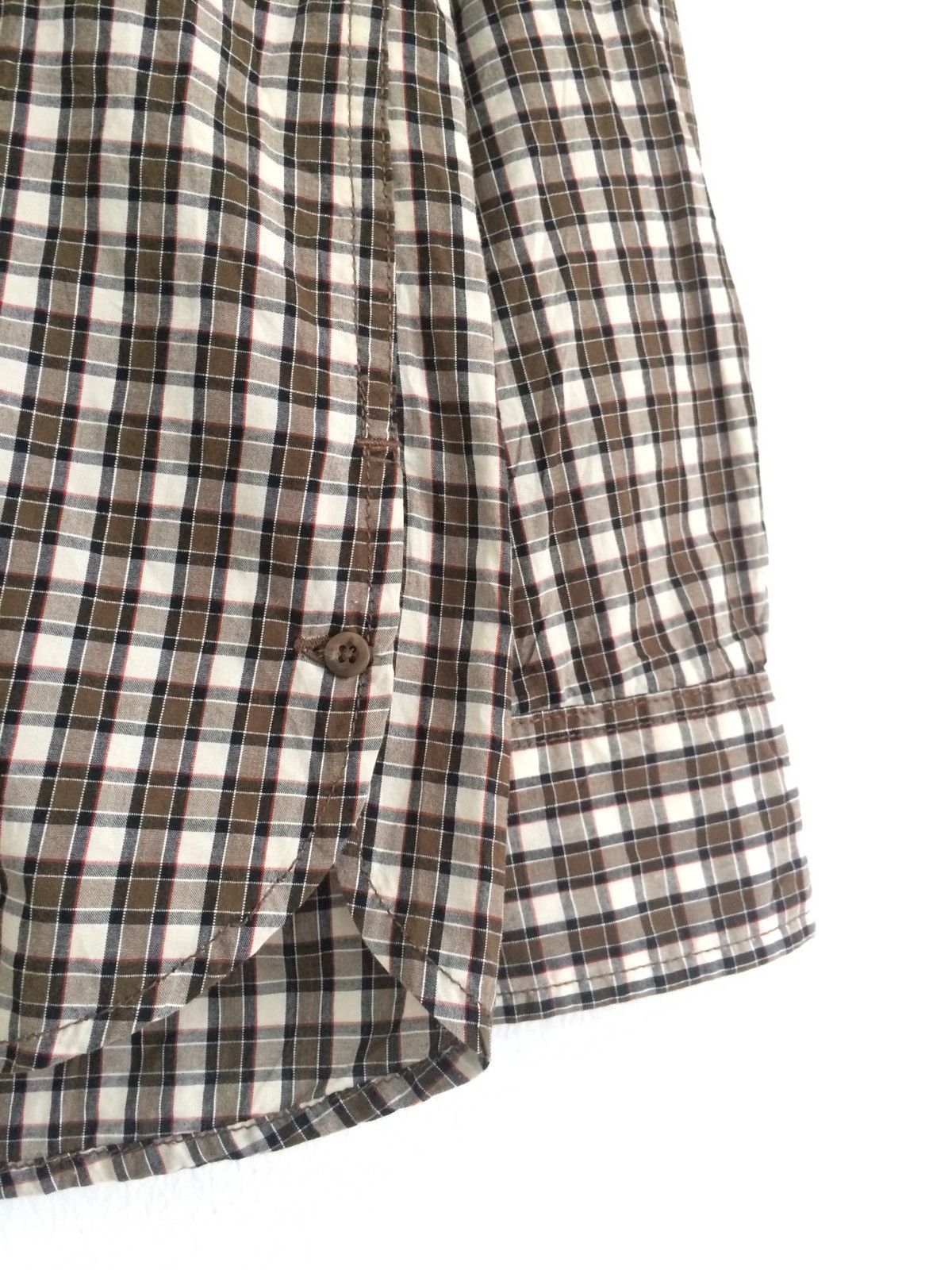 Japanese Brand × Nonnative × Vintage 🔥🔥Nonnative Plaid Checkered LS Shirt Size US S / EU 44-46 / 1 - 5 Thumbnail