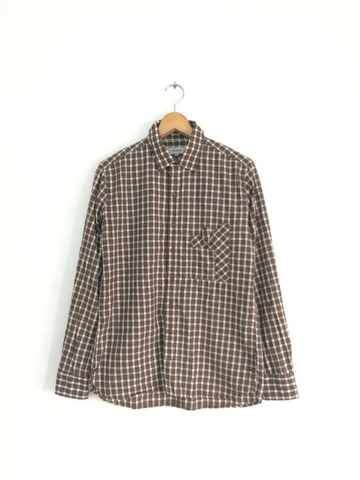 Japanese Brand × Nonnative × Vintage 🔥🔥Nonnative Plaid Checkered LS Shirt Size US S / EU 44-46 / 1 - 1 Thumbnail