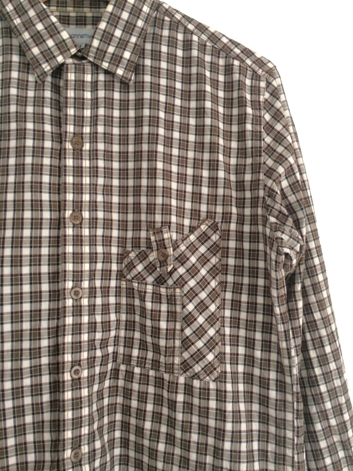 Japanese Brand × Nonnative × Vintage 🔥🔥Nonnative Plaid Checkered LS Shirt Size US S / EU 44-46 / 1 - 10 Thumbnail