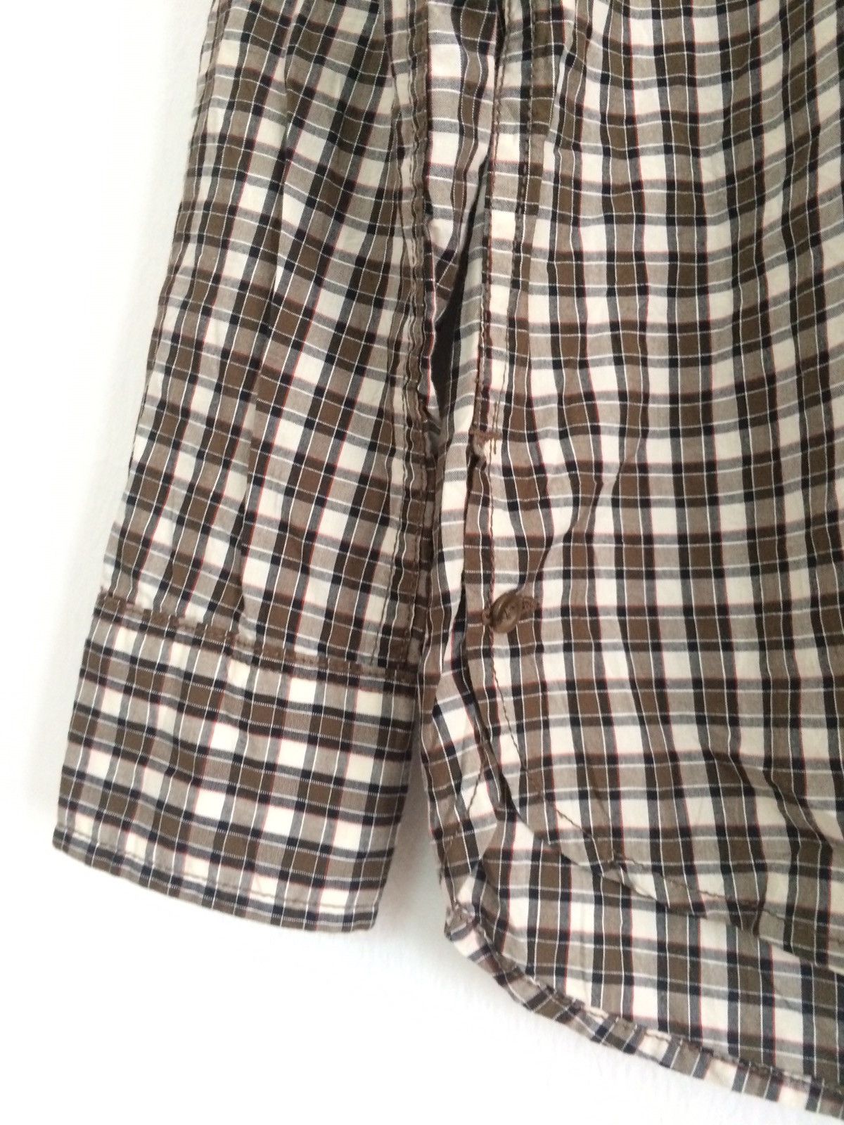 Japanese Brand × Nonnative × Vintage 🔥🔥Nonnative Plaid Checkered LS Shirt Size US S / EU 44-46 / 1 - 6 Thumbnail