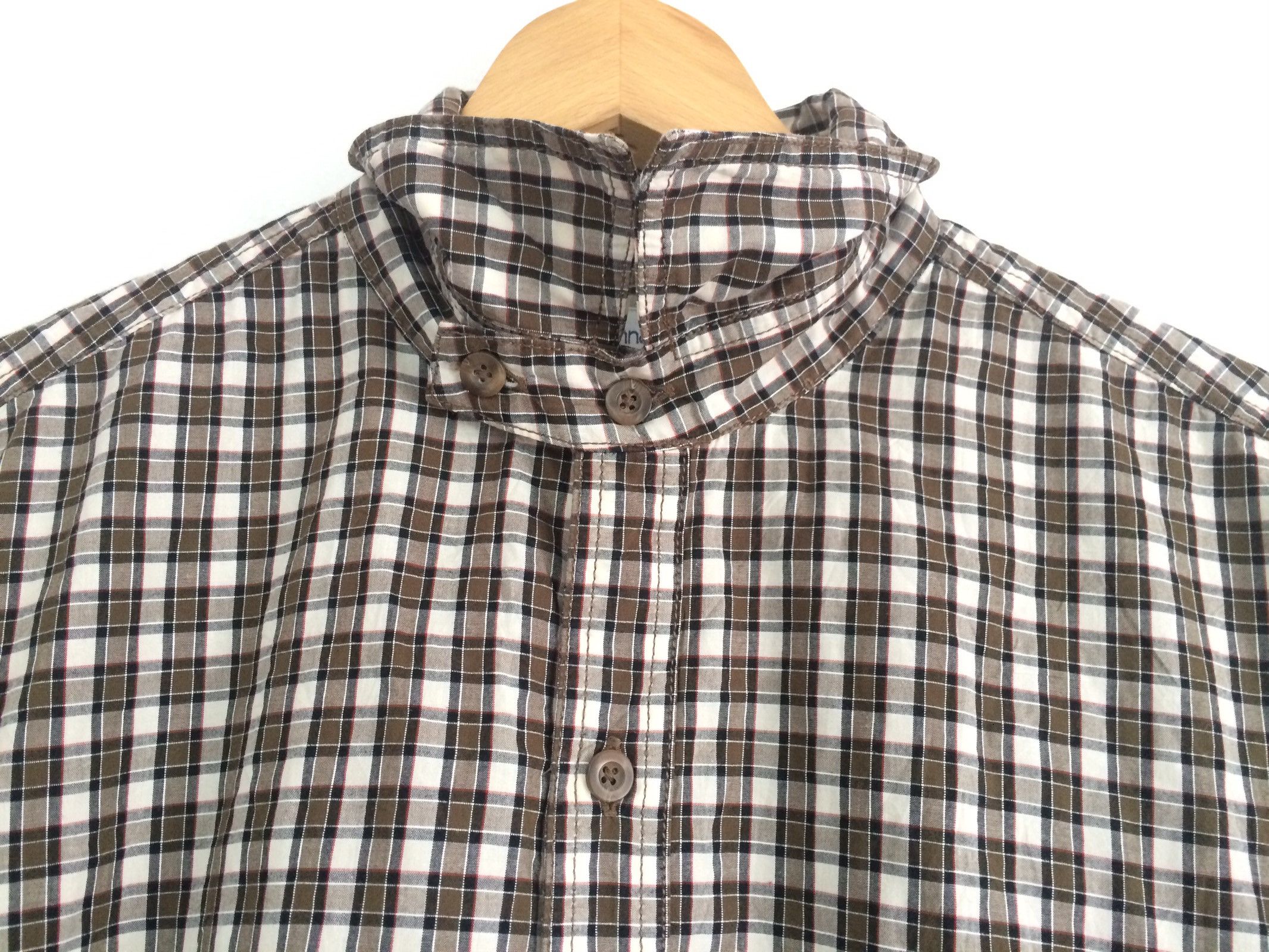 Japanese Brand × Nonnative × Vintage 🔥🔥Nonnative Plaid Checkered LS Shirt Size US S / EU 44-46 / 1 - 9 Thumbnail